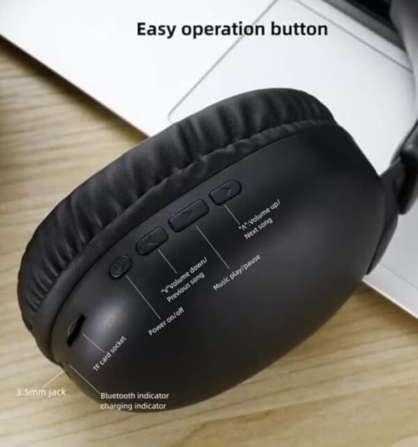 ⁦سماعة راس Sodo SD-1101: هتوصلها بلوتوث أو بسلك براحتك - صوت نقي وقيمة ممتازة! 🎧🎶⁩ - الصورة ⁦4⁩