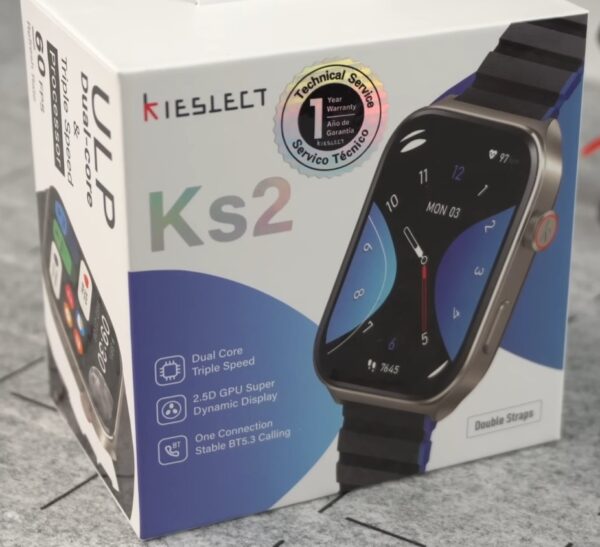 ⁦ساعة Kieslect KS2: بتقيس صحتك في ثانية - وفيها مكالمات وبطاريتها بتقعد كتير! ⌚❤️⁩ - الصورة ⁦6⁩