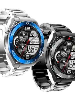 ساعة Oteeto Watch 5 Pro: فخامة وأداء في ساعة واحدة - شاشة AMOLED وضد المية وبتيجي بـ 2 استراب! ✨🖤